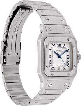 Cartier Santos Galbee in stainless steel quartz