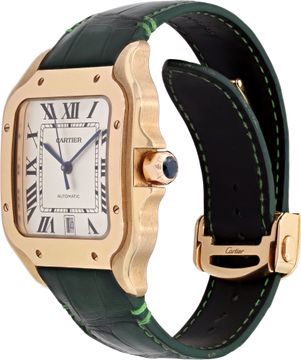 Cartier Santos WGSA0019 18k rose gold 37mm auto watch