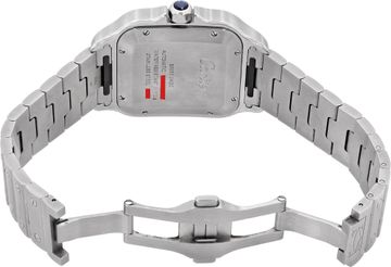 Cartier Santos WSSA0018 Stainless Steel    White dial 37mm    Automatic watch