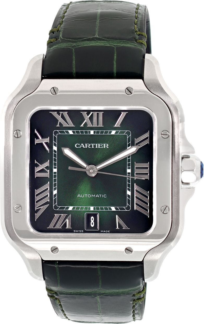 Pre-owned Cartier Santos WSSA0062 Stainless Steel 40mm | Gray & Sons
