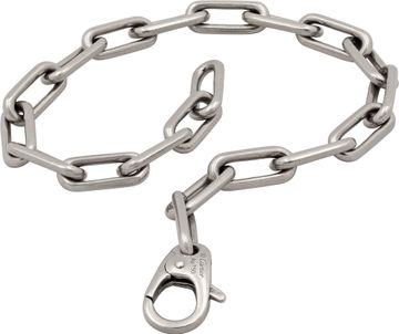 Cartier Santos bracelet chain medium model 18k white gold