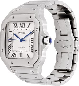 Cartier Santos De Cartier in stainless steel