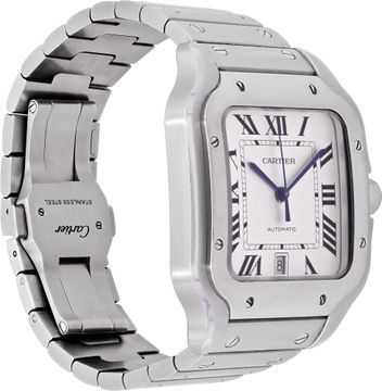 Cartier Santos WSSA0018 Stainless Steel 37mm auto watch