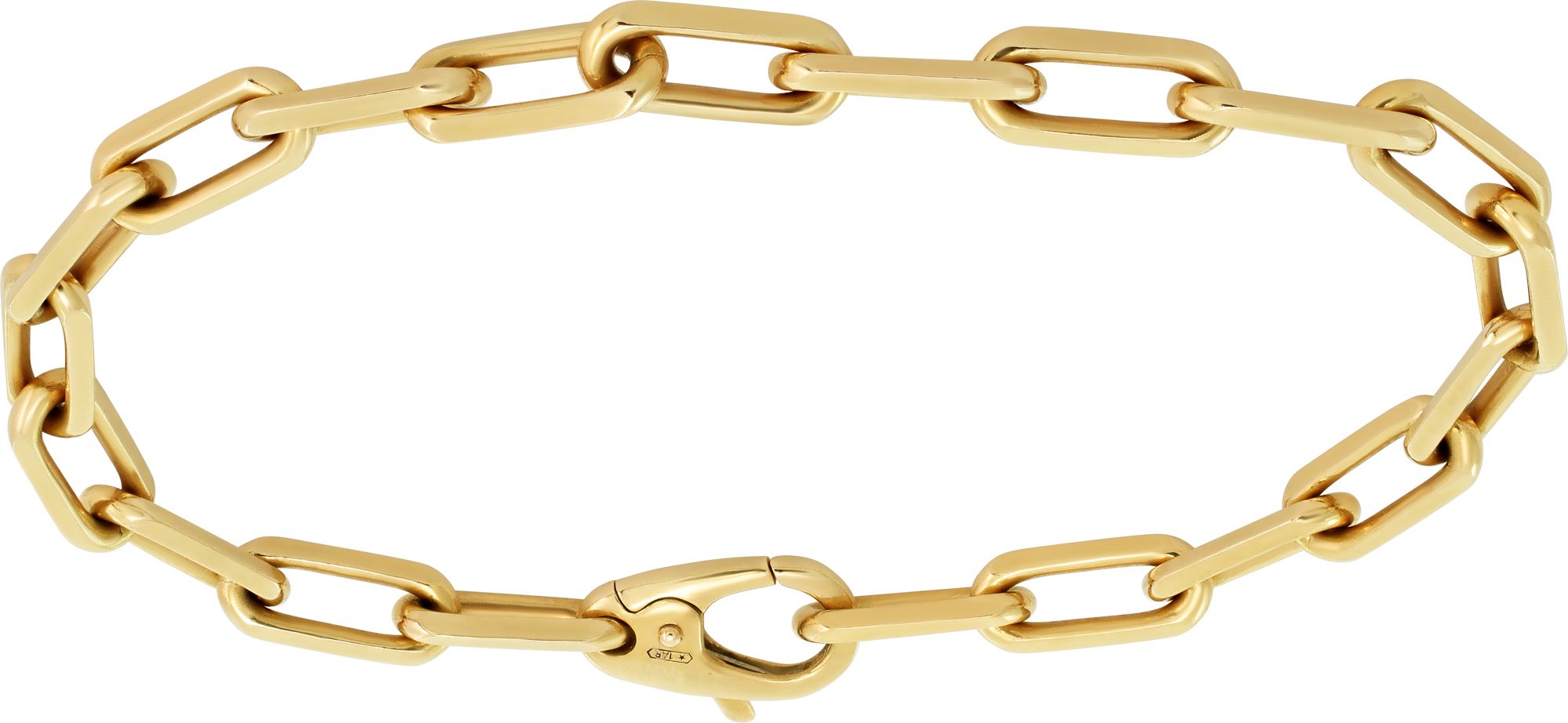 Cartier Santos De Cartier chain bracelet in 18k yellow gold