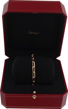 Cartier Santos De Cartier chain bracelet in 18k yellow gold