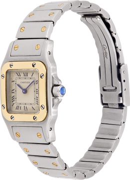 Cartier Santos 1057930 18k & steel 24mm Quartz watch