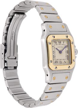 Cartier Santos 1057930 18k & steel 24mm Quartz watch