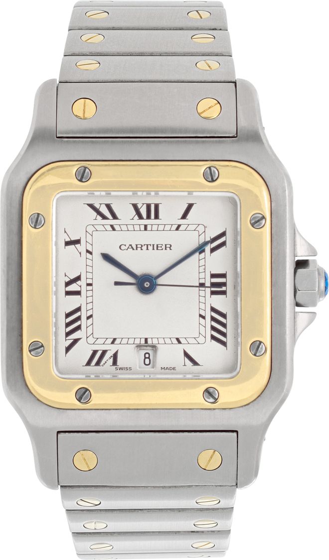 Preowned Cartier Santos W20011C4 18k & steel 29mm Quartz | Gray & Sons
