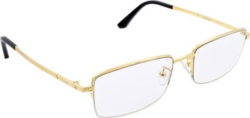 Cartier Santos glasses in gold plate