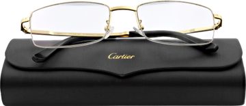 Cartier Santos glasses in gold plate