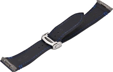 Cartier Santos Large Blue Leather Strap KDAALABM (21mm x 18mm)