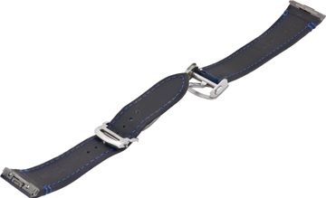 Cartier Santos Large Blue Leather Strap KDAALABM (21mm x 18mm)