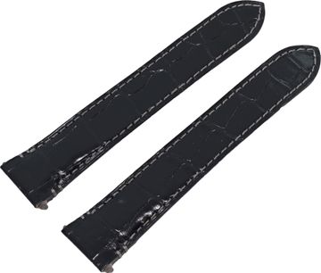 Cartier Santos Quick Release Black Alligator Strap