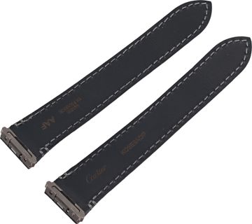 Cartier Santos Quick Release Black Alligator Strap
