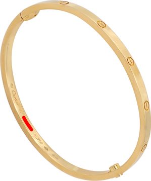 Cartier Small Love Bracelet in 18k yellow gold. Size 16