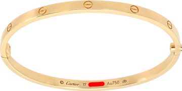 Cartier Small Love Bracelet in 18k yellow gold size 17 Cartier Small Love Bracelet in 18k yellow gold size 17 Bracelet Collection
