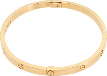 Cartier Small Love Bracelet in 18k yellow gold size 17