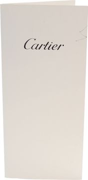 Cartier Small Love ring in 18k white gold with a single diamond