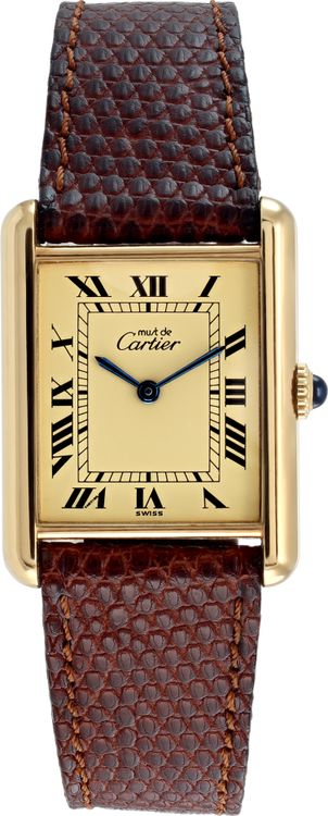 Used Cartier Tank Vermeil 23mm Manual watch | Gray & Sons Jewelers