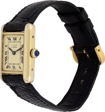 Cartier Tank Vermeil 28mm Manual watch