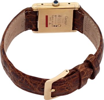 Cartier Tank Vermail Trinity Stripe dial