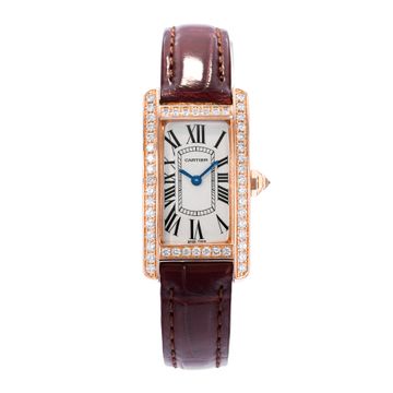 Cartier Tank Americaine 19x35 WB707931 2503 Ladies Watch Collection