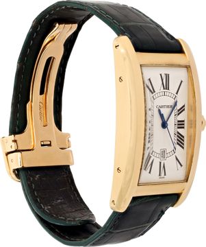 Cartier Tank Americaine 1740 18k 36.5mm auto watch