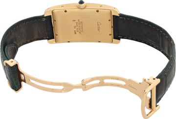 Cartier Tank Americaine 1740 18k 36.5mm auto watch