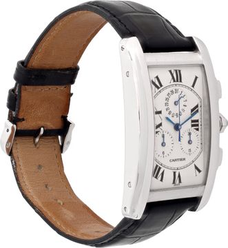 Cartier Tank Americane in 18k white gold