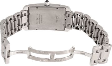 Cartier Tank Americaine 2521 18k White Gold White dial 27mm Automatic watch