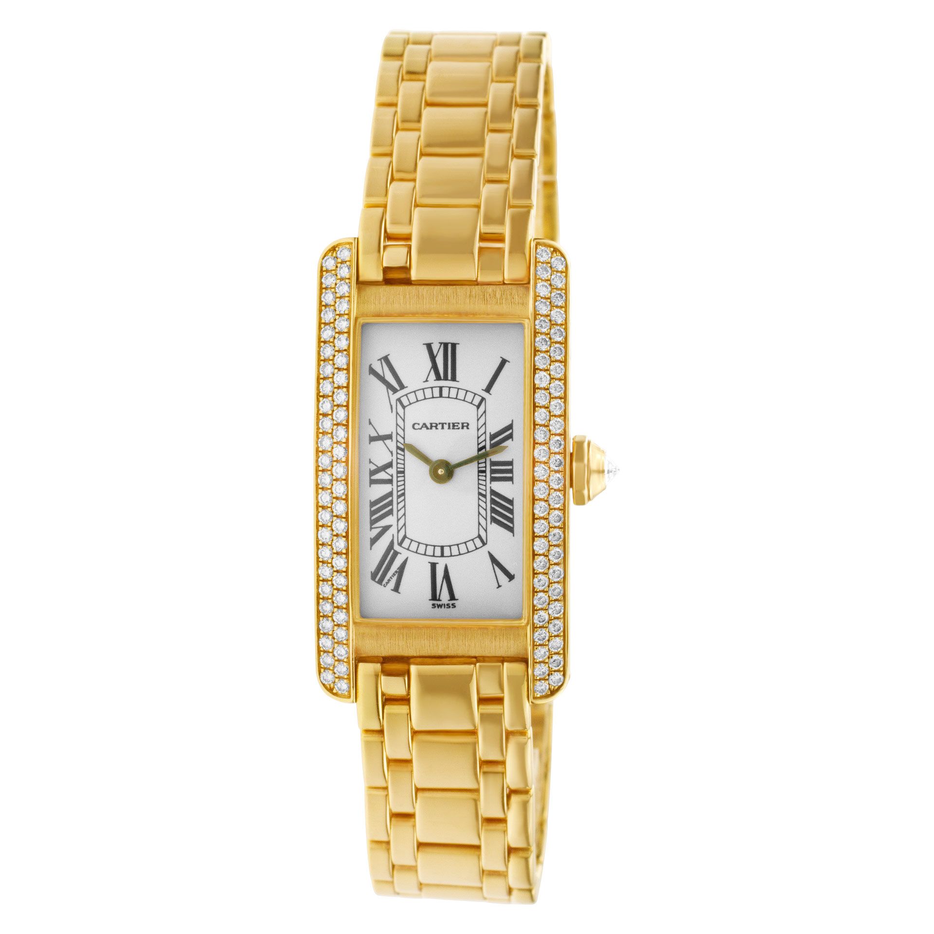 Used Cartier Tank American WB7071K2 18k 35mm Quartz | Gray & Sons