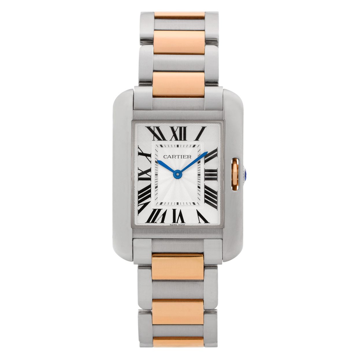 Preowned Cartier Tank Anglaise W5310043 Stainless Steel |