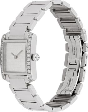 Cartier Tank Francaise 2403 18k White Gold 20mm Quartz watch