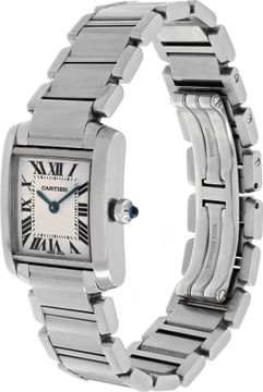 Cartier Tank Francaise 2384 Stainless Steel 24mm Quartz watch