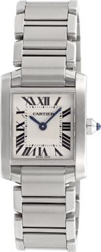 Cartier Tank Francaise 2384 Stainless Steel 20mm Quartz watch Cartier Tank Francaise 20mm 2384 Ladies Watch Collection