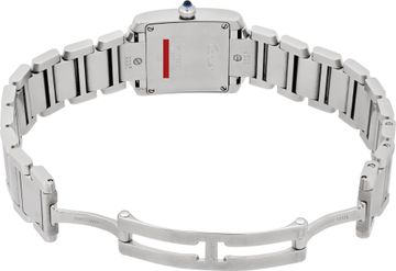 Cartier Tank Francaise 2384 Stainless Steel Ivory dial 25mm Quartz watch