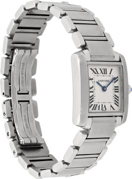 Cartier Tank Francaise W51008Q3 Stainless Steel 20mm Quartz watch