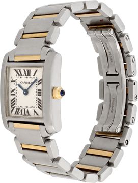 Cartier Tank Francaise in stainless steel and 18k yellwo gold