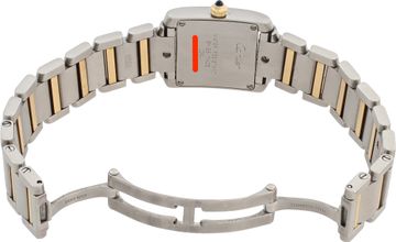 Cartier Tank Francaise in stainless steel and 18k yellwo gold