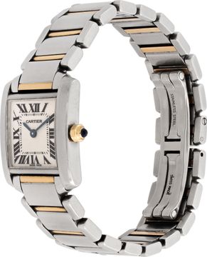 Cartier Tank Francaise 2300 18k & steel 24mm Quartz watch