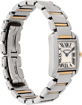 Cartier Tank Francaise 2300 18k & steel 24mm Quartz watch
