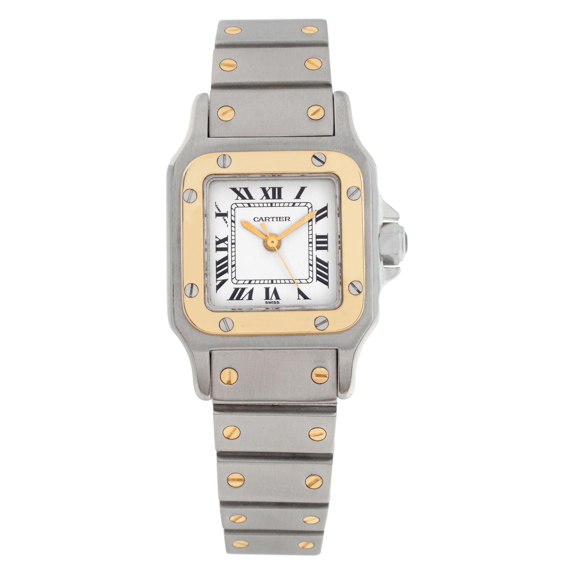 Used Cartier Santos AC1430 18k & stainless steel 24mm Quartz