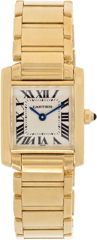 Pre owned Cartier Tank Francaise Small Women\'s Bracelet Watch 25mm Ladies Small 20mm x 25mm Cartier Tank Francaise Stainless  main image 4