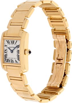Cartier Tank Francaise 1820 18k Yellow Gold 25mm Quartz watch