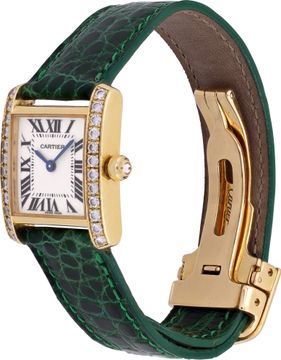 Cartier Tank Francaise 2385 18k 25mm Quartz watch