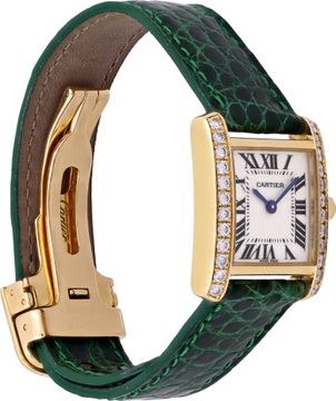 Cartier Tank Francaise 2385 18k 25mm Quartz watch