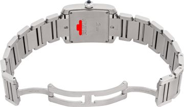 Cartier Tank Francaise 2465 Stainless Steel White dial 25mm Quartz watch