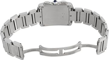 Cartier Tank Francaise in Stainless Steel with a White dial 28mm Quartz watch