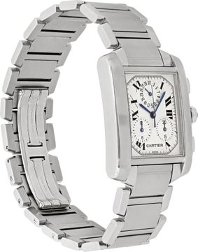 Cartier Tank Francaise w51001q3 Stainless Steel 28mm Quartz watch