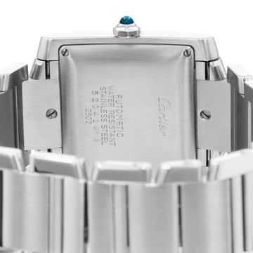 Cartier Tank Francaise W51002Q3 2302 Steel Silver dial 28x32mm Quartz